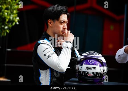 ZHOU Guanyu (Chi), Testfahrer des Alpine F1 Teams, Portrait beim Formel 1 Grosser Preis von Osterreich 2021, 2021 großer Preis von Österreich, 9. Lauf der FIA Formel 1 Weltmeisterschaft 2021 vom 2. Bis 4. Juli 2021 auf dem Red Bull Ring, in Spielberg, Österreich - Foto Florent Gooden / DPPI Stockfoto