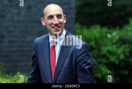 London, England, Großbritannien. 30. Juni 2021. Dan ROSENFIELD, Stabschef des britischen Premierministers Boris Johnson, wird in der Downing Street gesehen. Kredit: Tayfun Salci/ZUMA Wire/Alamy Live Nachrichten Stockfoto
