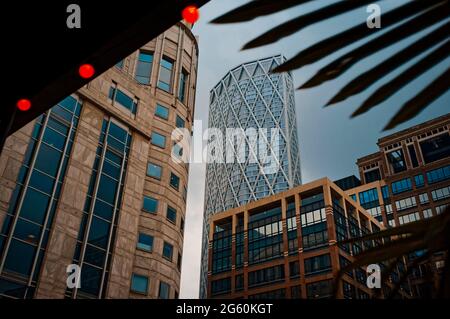 Cabot Square, Docklands, Isle of Dogs, London, England Stockfoto