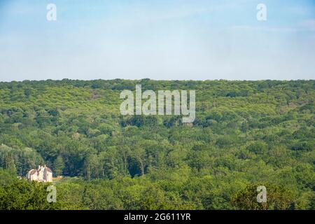 Frankreich, Val d'Oise, Montmorency Forest, das Chateau de la Chasse Stockfoto
