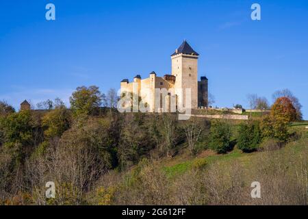 Frankreich, Hautes Pyrenees, Schloss von Mauvezin Stockfoto