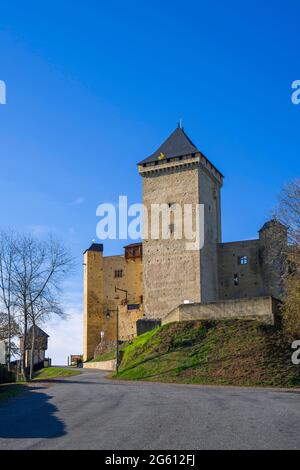 Frankreich, Hautes Pyrenees, Schloss von Mauvezin Stockfoto