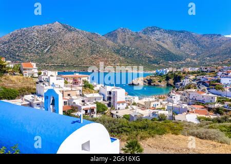 Berühmten Sommer Resort in Bali Village, in der Nähe von Rethimnon, Kreta, Griechenland. Stockfoto