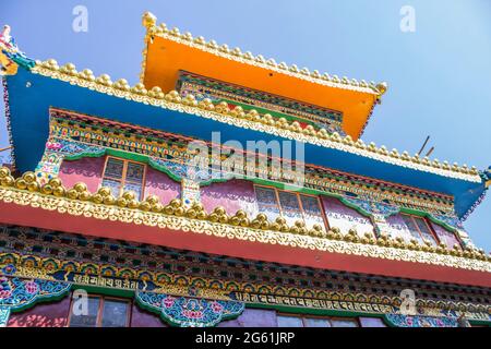 Das Kloster in Dharamshala, Himachal Stockfoto