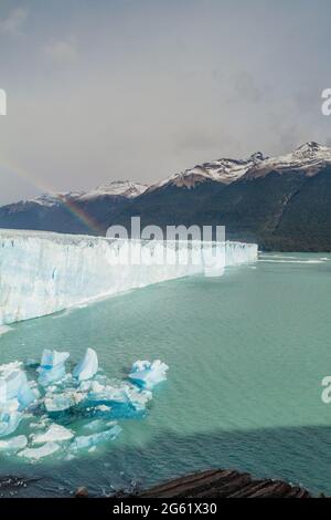 Perito Moreno Gletscher in Patagonien, Argentinien Stockfoto