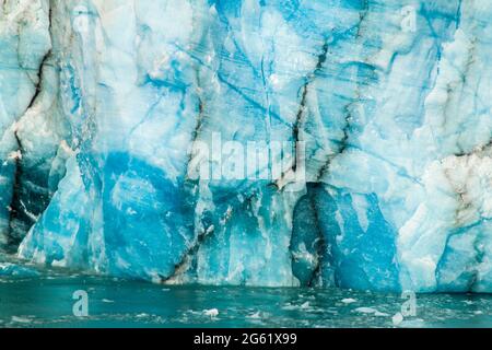 Detail des Perito Moreno Gletschers in Patagonien, Argentinien Stockfoto