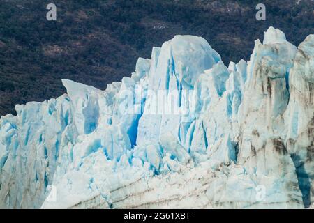 Detail des Perito Moreno Gletschers in Patagonien, Argentinien Stockfoto