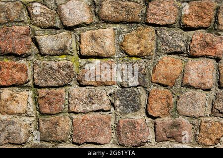 Texture Foto von alten Stein und Beton Wand Hintergrund. Stockfoto