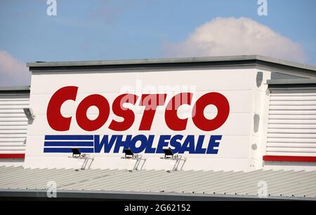 Costco Großhandel in Liverpool Stockfoto