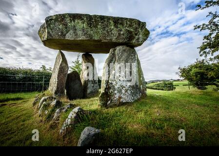 Ballykeel Dolmen Stockfoto