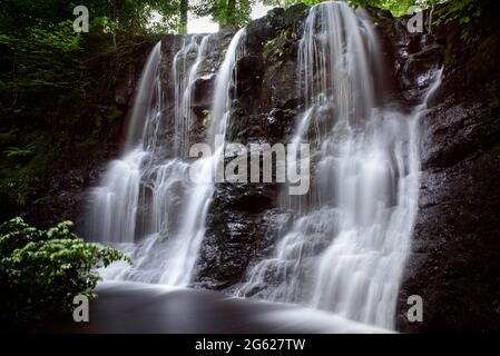 Ess na Crub im Glenariff National Forest Park Stockfoto