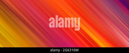 Abstrakt Verlauf Hintergrund verschwommen Vorhang diagonal Streifen Wellen gelb rosa orange rot lila Übergang Farben Overlay Schicht Stockfoto