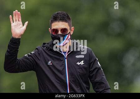 Spielberg, Österreich. Juli 2021. Esteban Ocon (FRA) Alpine F1 Team. 02.07.2021. Formel 1 Weltmeisterschaft, Rd 9, Großer Preis Von Österreich, Spielberg, Österreich, Übungstag. Bildnachweis sollte lauten: XPB/Press Association Images. Quelle: XPB Images Ltd/Alamy Live News Stockfoto