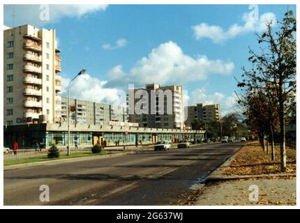 Alte Postkarte 1970 von Taschkent, Usbekistan Stockfoto