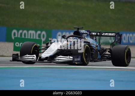 Spielberg, Österreich. 2. Juli 2021, Red Bull Ring, Spielberg, Formel 1 BWT Grosser Preis von Osterreich 2021, im Bild Roy Nissany (ISR # 45), Williams Racing Credit: dpa picture Alliance/Alamy Live News Stockfoto