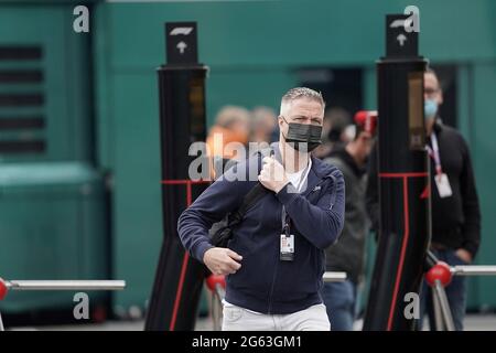 Spielberg, Österreich. 2. Juli 2021, Red Bull Ring, Spielberg, Formel 1 BWT Grosser Preis von Osterreich 2021, im Bild Sky-Experte Ralf Schumacher Quelle: dpa picture Alliance/Alamy Live News Stockfoto