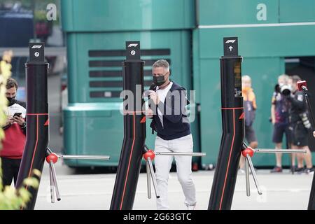 Spielberg, Österreich. 2. Juli 2021, Red Bull Ring, Spielberg, Formel 1 BWT Grosser Preis von Osterreich 2021, im Bild Sky-Experte Ralf Schumacher Quelle: dpa picture Alliance/Alamy Live News Stockfoto