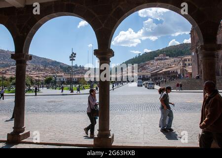 Cuzco, Peru' - august 2009 Plaza de Armas in Cuzco, Peru. Stockfoto