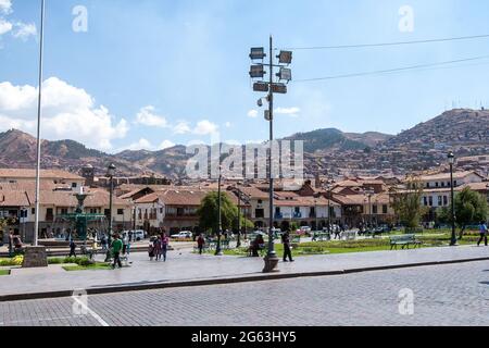 Cuzco, Peru' - august 2009 Plaza de Armas in Cuzco, Peru. Stockfoto