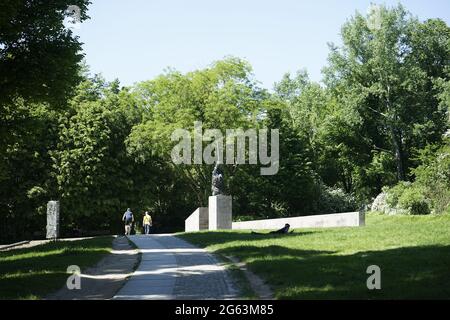 Spanienkämpfer (Denkmal für die deutschen Kämpfer in Spanien) Stockfoto