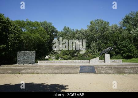 Spanienkämpfer (Denkmal für die deutschen Kämpfer in Spanien) Stockfoto