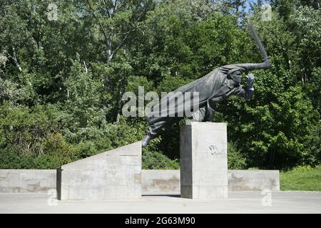 Spanienkämpfer (Denkmal für die deutschen Kämpfer in Spanien) Stockfoto