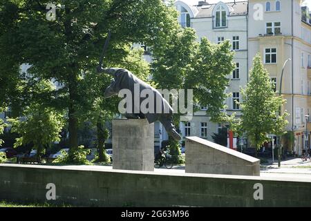 Spanienkämpfer (Denkmal für die deutschen Kämpfer in Spanien) Stockfoto