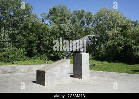 Spanienkämpfer (Denkmal für die deutschen Kämpfer in Spanien) Stockfoto