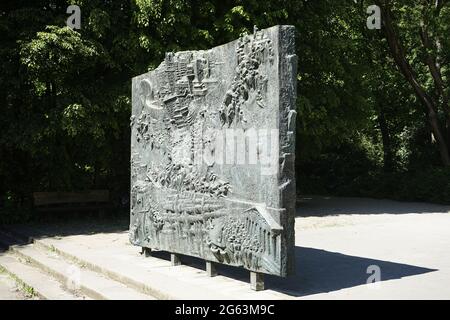 Spanienkämpfer (Denkmal für die deutschen Kämpfer in Spanien) Stockfoto