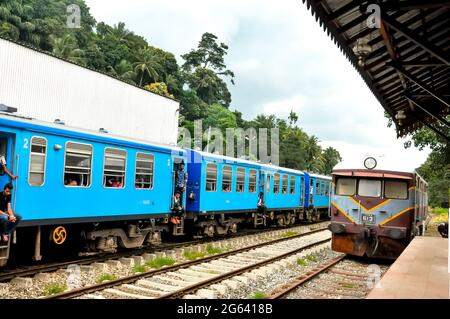 National Railway Museum ist das National Railway Museum von Sri Lanka, in Kadugannawa. Das Eisenbahnmuseum ist im Besitz der Sri Lanka Railways. Stockfoto