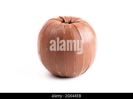 Eine traditionelle Schokolade Orange mit Vorgeschnittene Scheiben Stockfoto