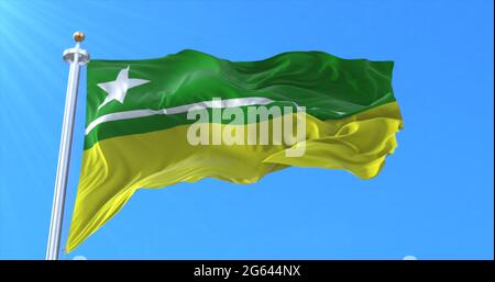 Boa Vista Flag, Roraima, Brasilien Stockfoto