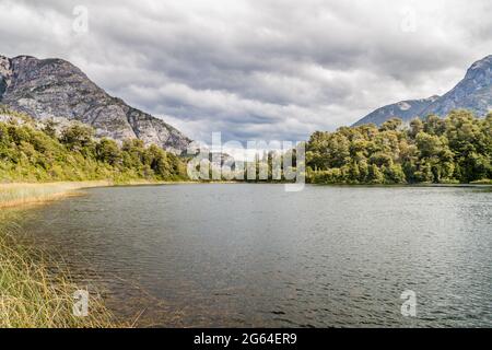 Bahia Lopez Bucht im Nahuel Huapi See in der Nähe von Bariloche, Argentinien Stockfoto
