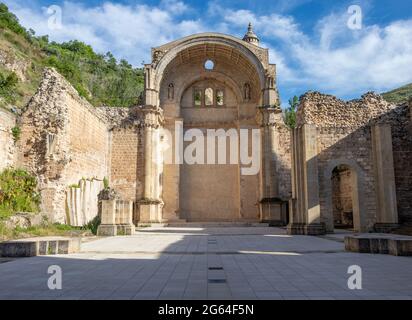 Ruinen der Kirche Santa Maria in Cazorla, Jaen, Andalusien, Spanien Stockfoto