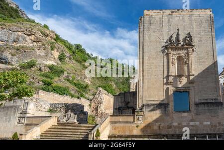 Ruinen der Kirche Santa Maria in Cazorla, Jaen, Andalusien, Spanien Stockfoto