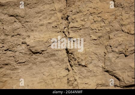 Die Textur des Mars. Raue und sanfte Stachelrochen. Raumansicht. Stockfoto