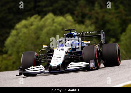 Spielberg, Österreich. Juli 2021. # 45 Roy Nissany (ISR, Williams Racing), F1 Grand Prix von Österreich auf dem Red Bull Ring am 2. Juli 2021 in Spielberg, Österreich. (Foto von HOCH ZWEI) Quelle: dpa/Alamy Live News Stockfoto