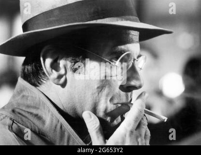 Maximilian Schell, Kopf- und Schulterprofil, Dreharbeiten zum Film, 'Julia', 20th Century-Fox, 1977 Stockfoto