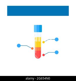 Thrombozytenreiches Plasma, Abbildung Stockfoto