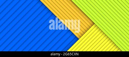 Mehrschichtiger abstrakter geometrischer Hintergrund. Vektor-3d-Illustration. Stock Vektor