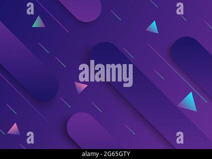 Abstrakter Hintergrund für Landing Pages, Banner, Platzhalter, Cover und Print. Geometrisches Pettern auf dem Bildschirm. Farbverlauf Stock Vektor