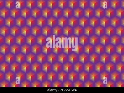 Abstrakter Hintergrund. Geometrisches Sechseck-Design. Vektorgrafiker Stock Vektor