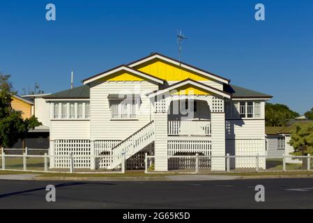 Haus im Queenslander-Stil in Burrum Heads Fraser Coast Queensland Australien Stockfoto