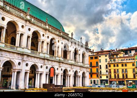 Basilika Palladiana in Vicenza, Italien Stockfoto