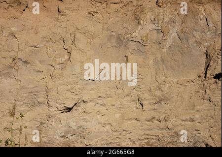 Die Textur des Mars. Raue und sanfte Stachelrochen. Raumansicht. Stockfoto