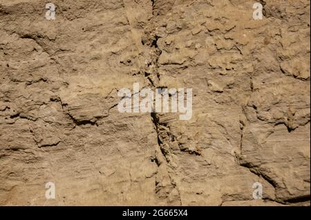 Die Textur des Mars. Raue und sanfte Stachelrochen. Raumansicht. Stockfoto