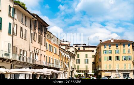 Architektur von Brescia in Italien Stockfoto