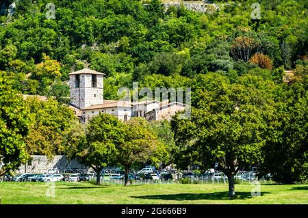 Kirche des heiligen Dominikus in Gubbio, Italien Stockfoto