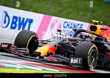 # 11 Sergio Perez (MEX, Red Bull Racing), F1 Grand Prix von Österreich beim Red Bull Ring am 2. Juli 2021 in Spielberg, Österreich. (Foto von HOCH ZWEI) Stockfoto