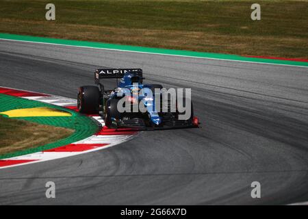 Spielberg, Osterreich. Juli 2021. #14 Fernando Alonso, Alpine. Formel 1 Weltmeisterschaft 2021, Österreichischer GP 1-4. Juli 2021 Quelle: Independent Photo Agency/Alamy Live News Stockfoto